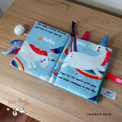 Libro de Tela Sensorial para Estimulación - Montessori 5