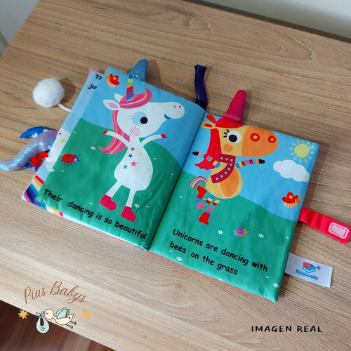 Libro de Tela Sensorial para Estimulación - Montessori 6