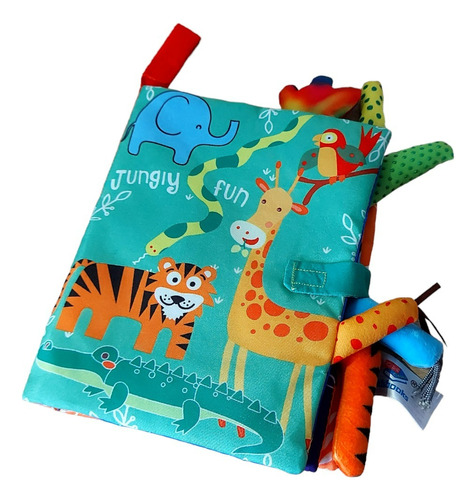 Libro de Tela Sensorial para Estimulación - Montessori 9
