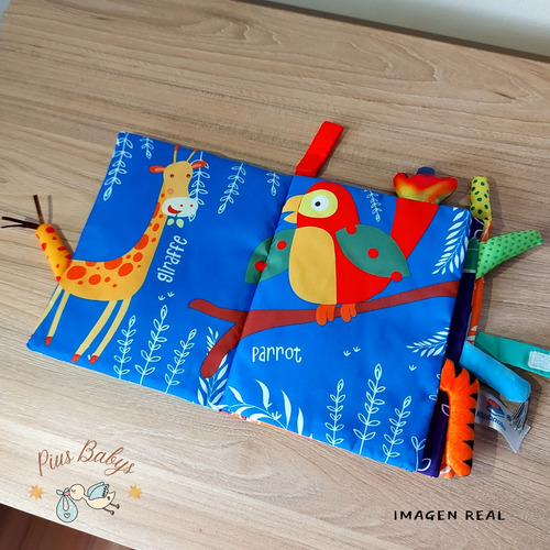 Libro de Tela Sensorial para Estimulación - Montessori 11