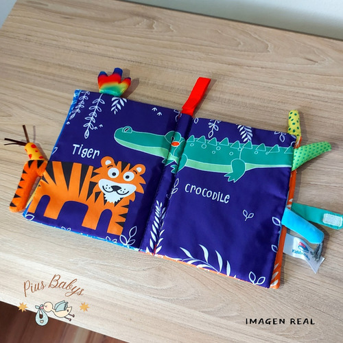 Libro de Tela Sensorial para Estimulación - Montessori 12