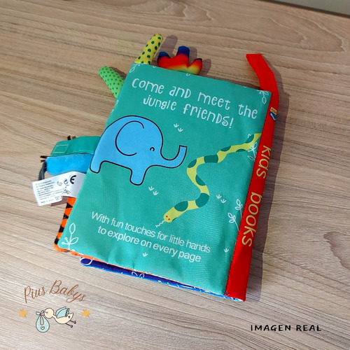 Libro de Tela Sensorial para Estimulación - Montessori 14