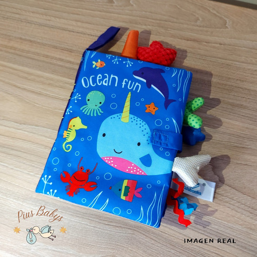 Libro de Tela Sensorial para Estimulación - Montessori 18