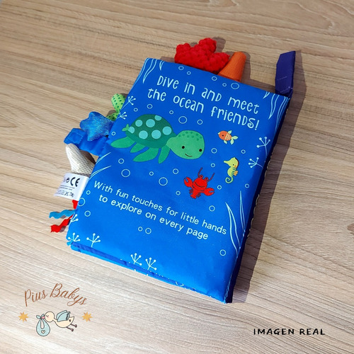 Libro de Tela Sensorial para Estimulación - Montessori 22
