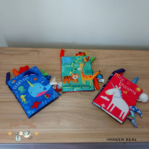 Libro de Tela Sensorial para Estimulación - Montessori 23