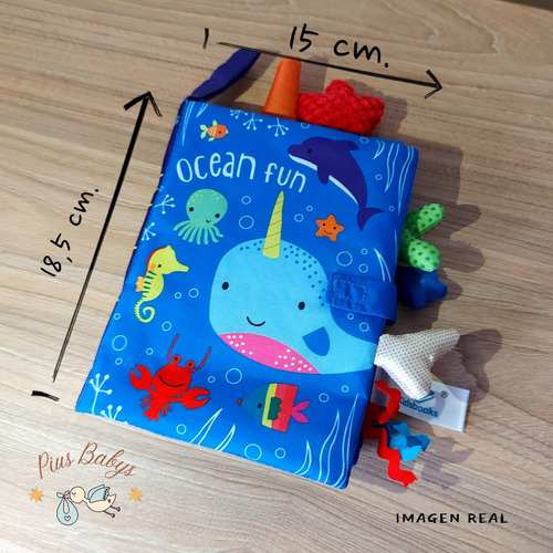 Libro de Tela Sensorial para Estimulación - Montessori 24