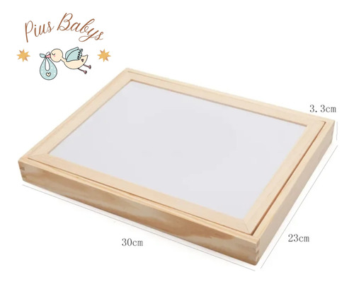 Pizarra Magnética de Madera para Niños - Tiza y Plumón 8