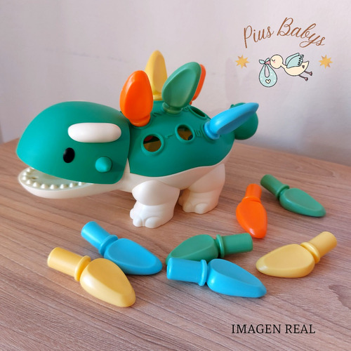 Dinosaurio con Púas Encajables Montessori 2