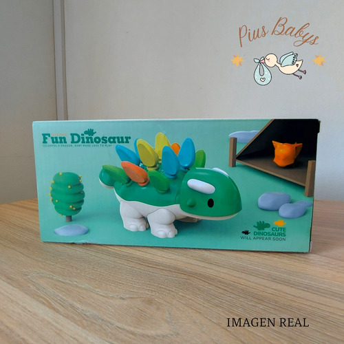 Dinosaurio con Púas Encajables Montessori 7
