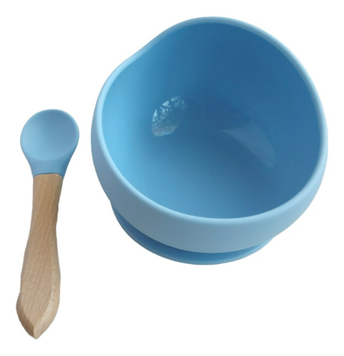 Bowl de Silicona con Cuchara para Bebé 2