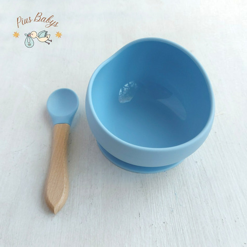 Bowl de Silicona con Cuchara para Bebé 3