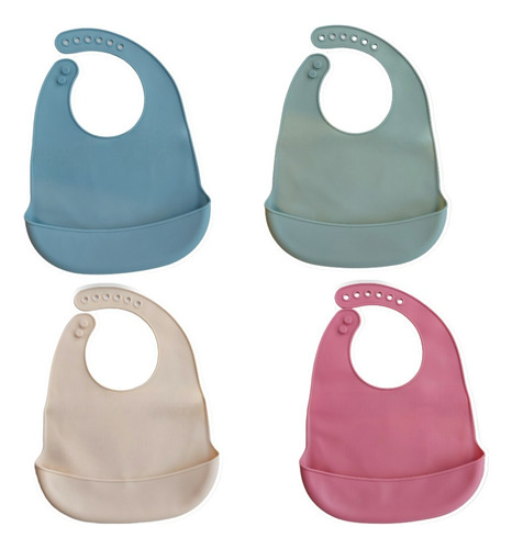Babero de Silicona Lavables para Bebé con Contenedor 1