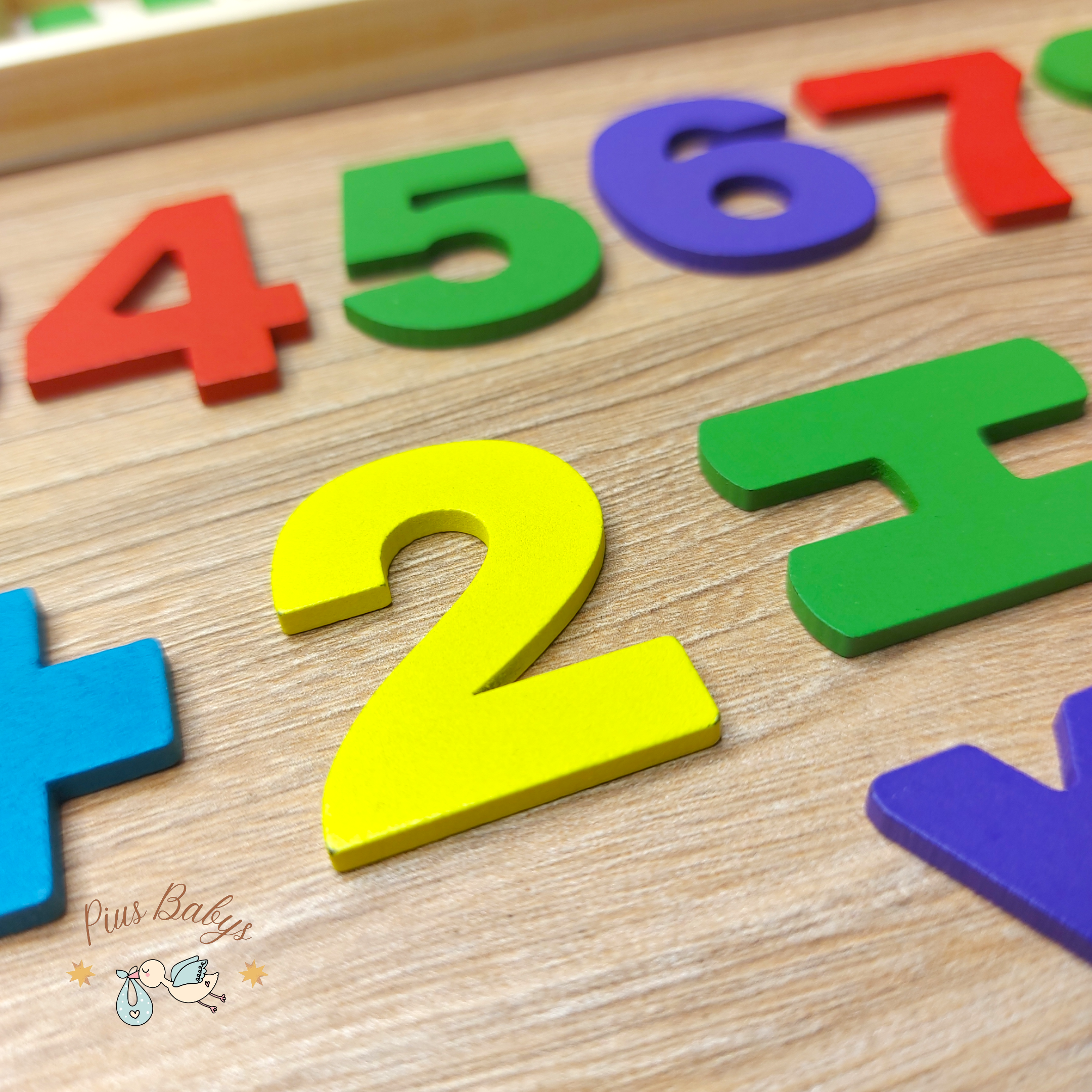 Set Matemáticas Study Box - Piezas de madera 6