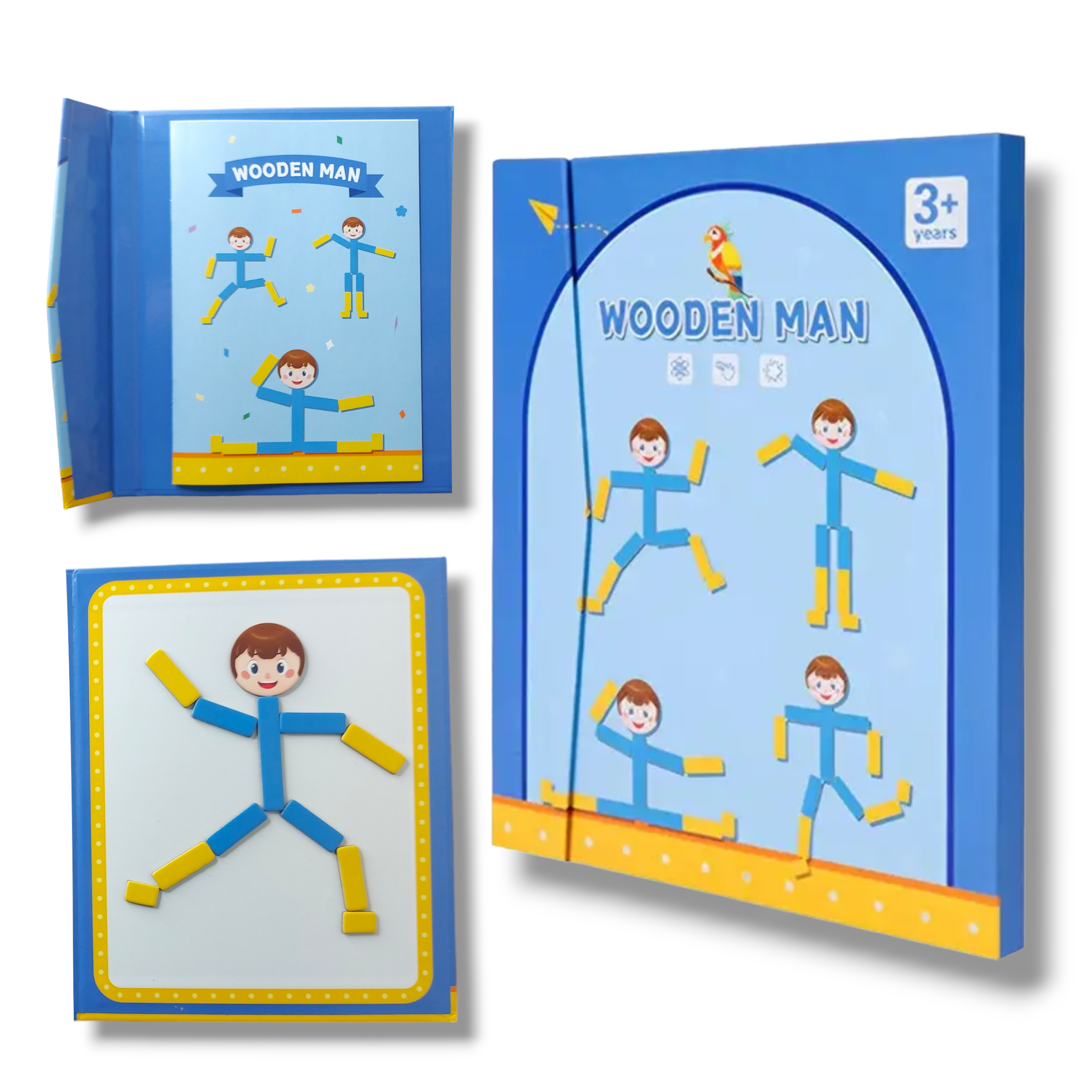 Juego expresiones del cuerpo humano - Wooden Boy 1