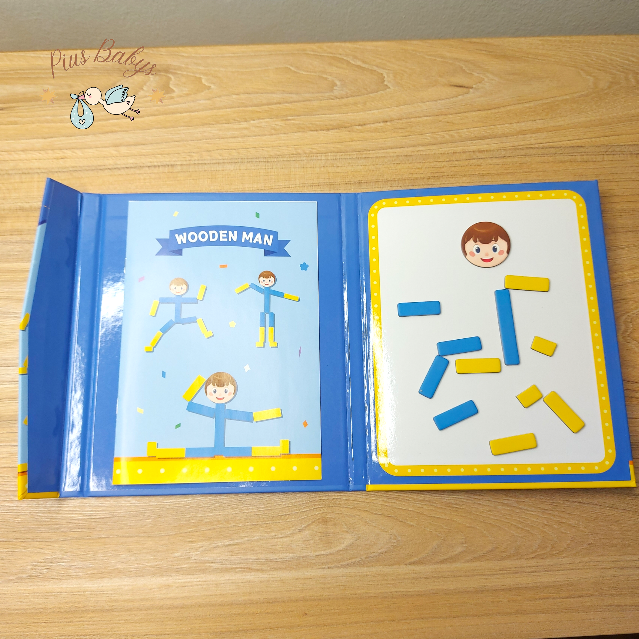 Juego expresiones del cuerpo humano - Wooden Boy 3