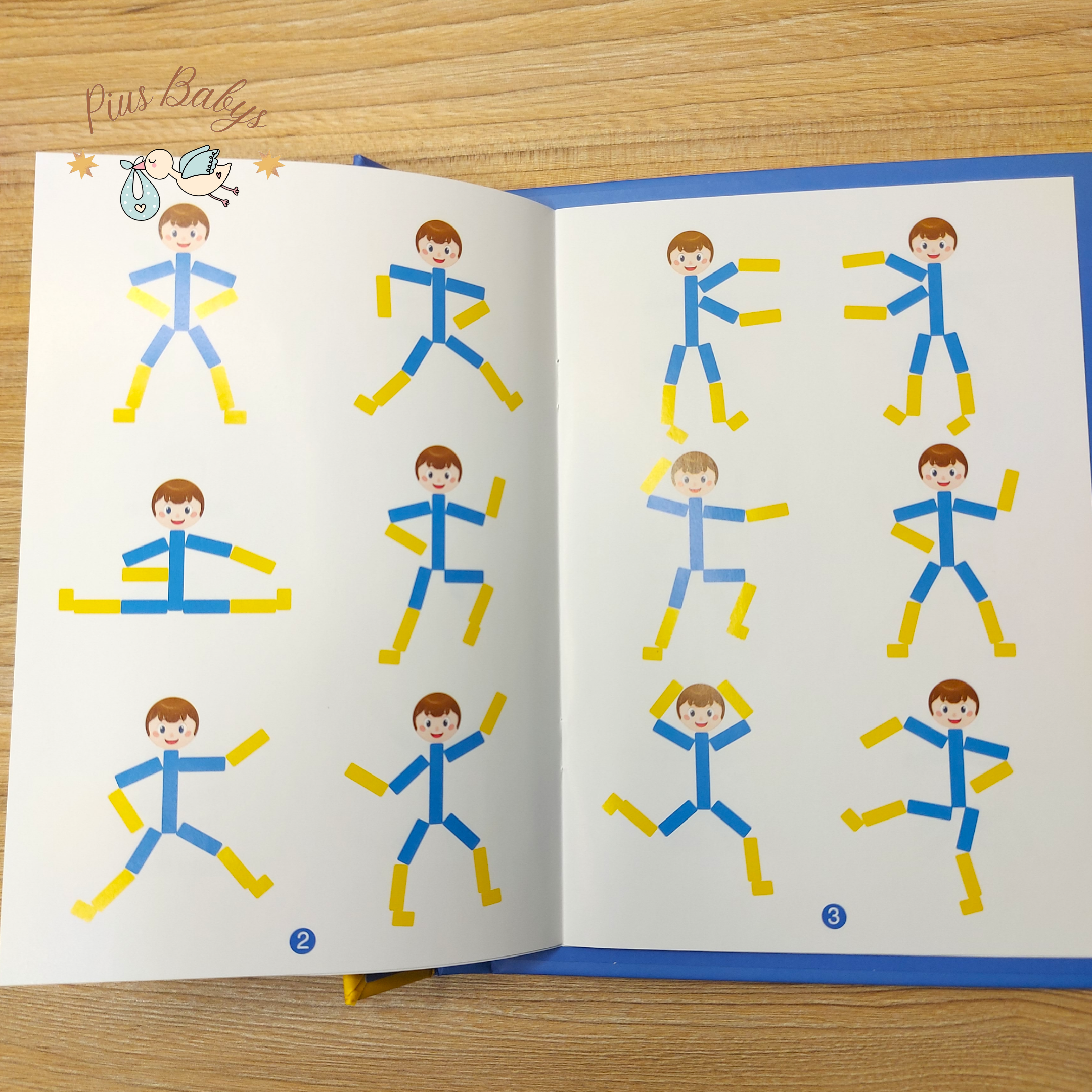 Juego expresiones del cuerpo humano - Wooden Boy 4