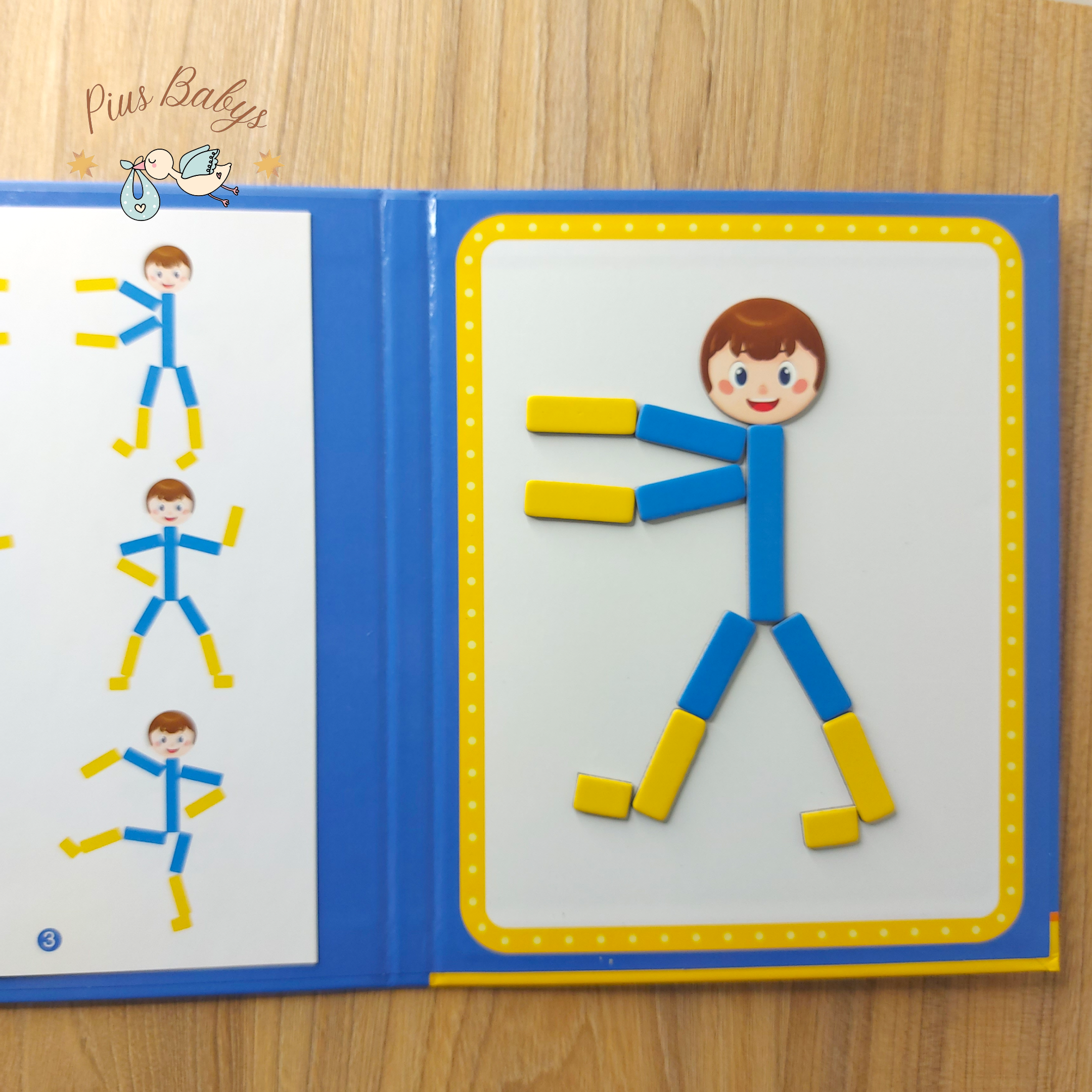 Juego expresiones del cuerpo humano - Wooden Boy 5