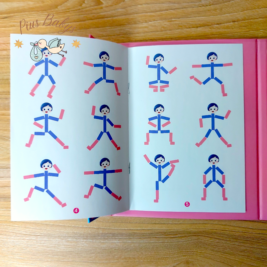Juego Expresiones Del Cuerpo Humano - Wooden Girl 4