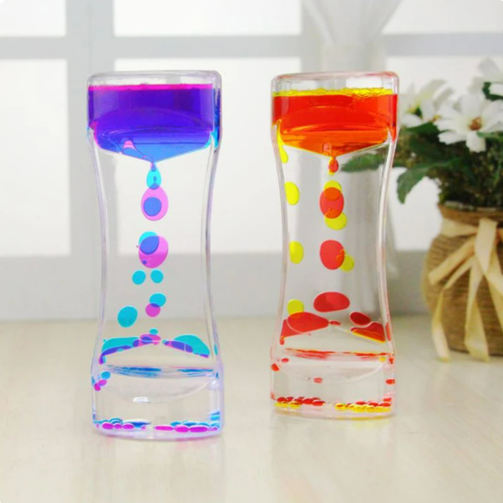 Reloj Burbujas De Aceite Sensorial 5