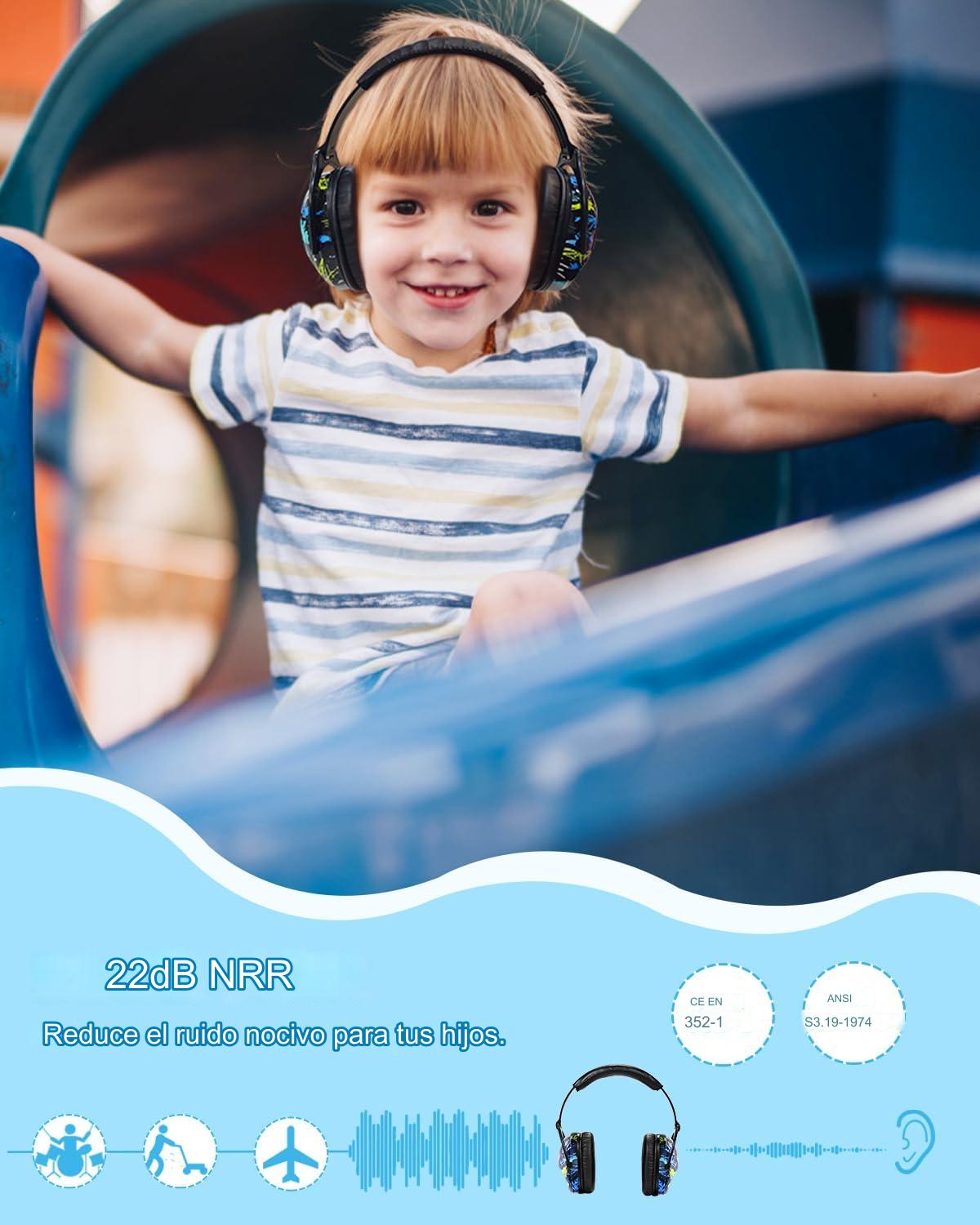 Audífonos Orejeras Antiruido Para Niños/Jóvenes Autismo Hiperacusia Sensibilidad TDAH - RAP 2