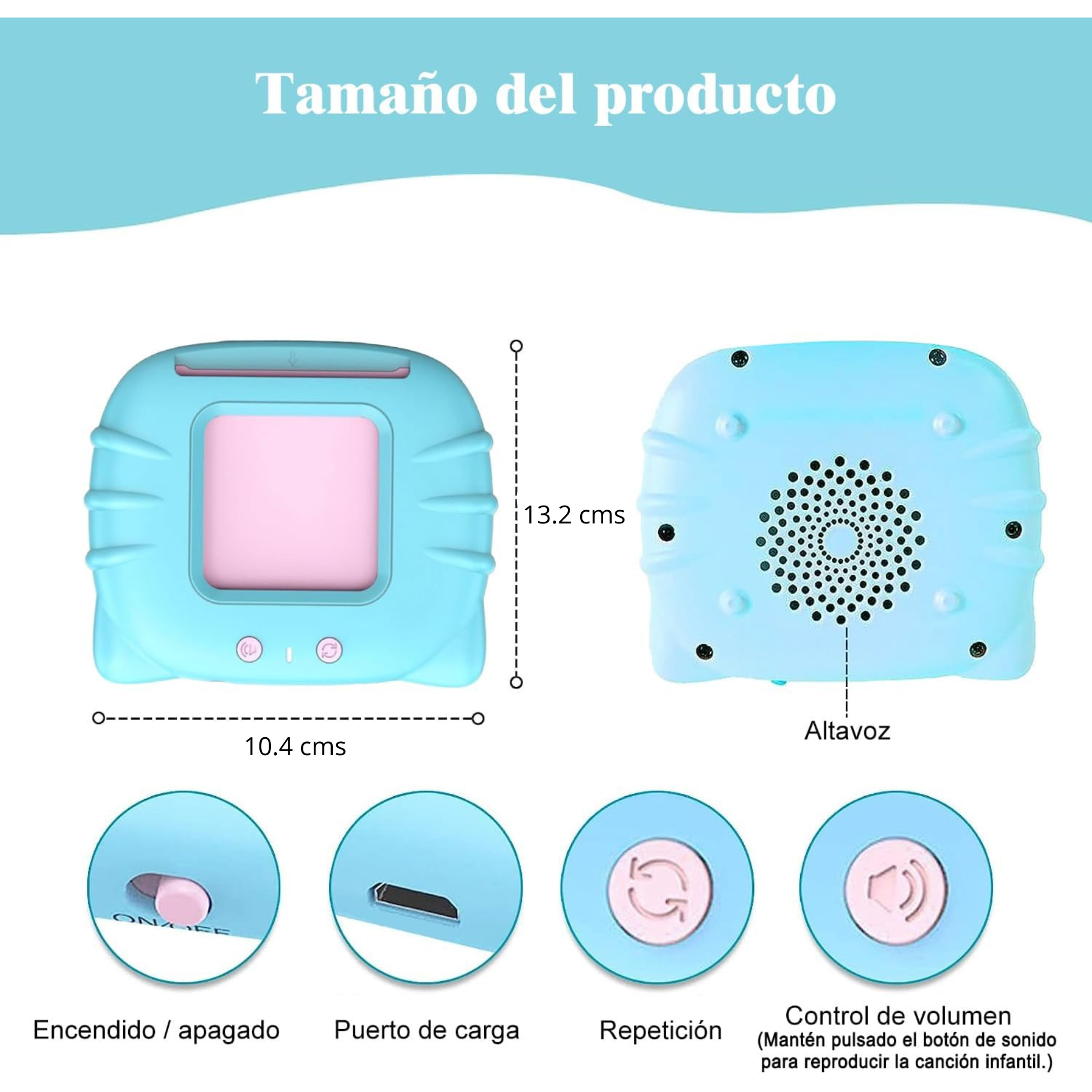 Maquina de lectura de tarjetas CELESTE - Ingles y Español 3