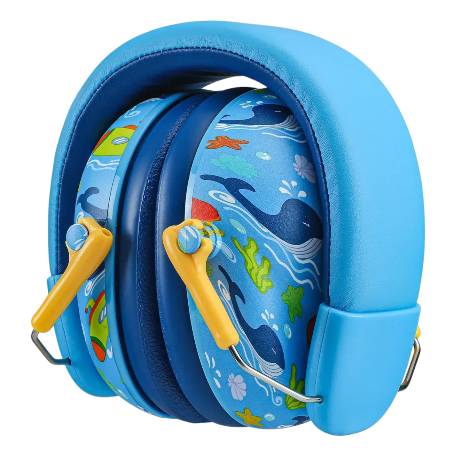Audífonos Orejeras Antiruido Para Niños Autismo Hiperacusia Sensibilidad TDAH 26 dB - Celeste Ocean 3