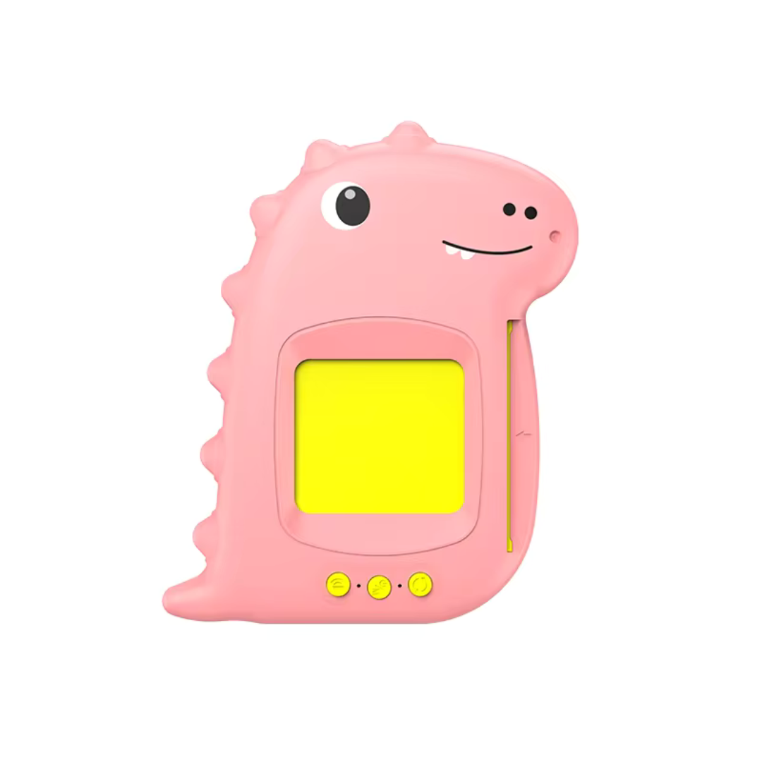 Maquina de lectura de tarjetas Dinosaurio Rosado 4