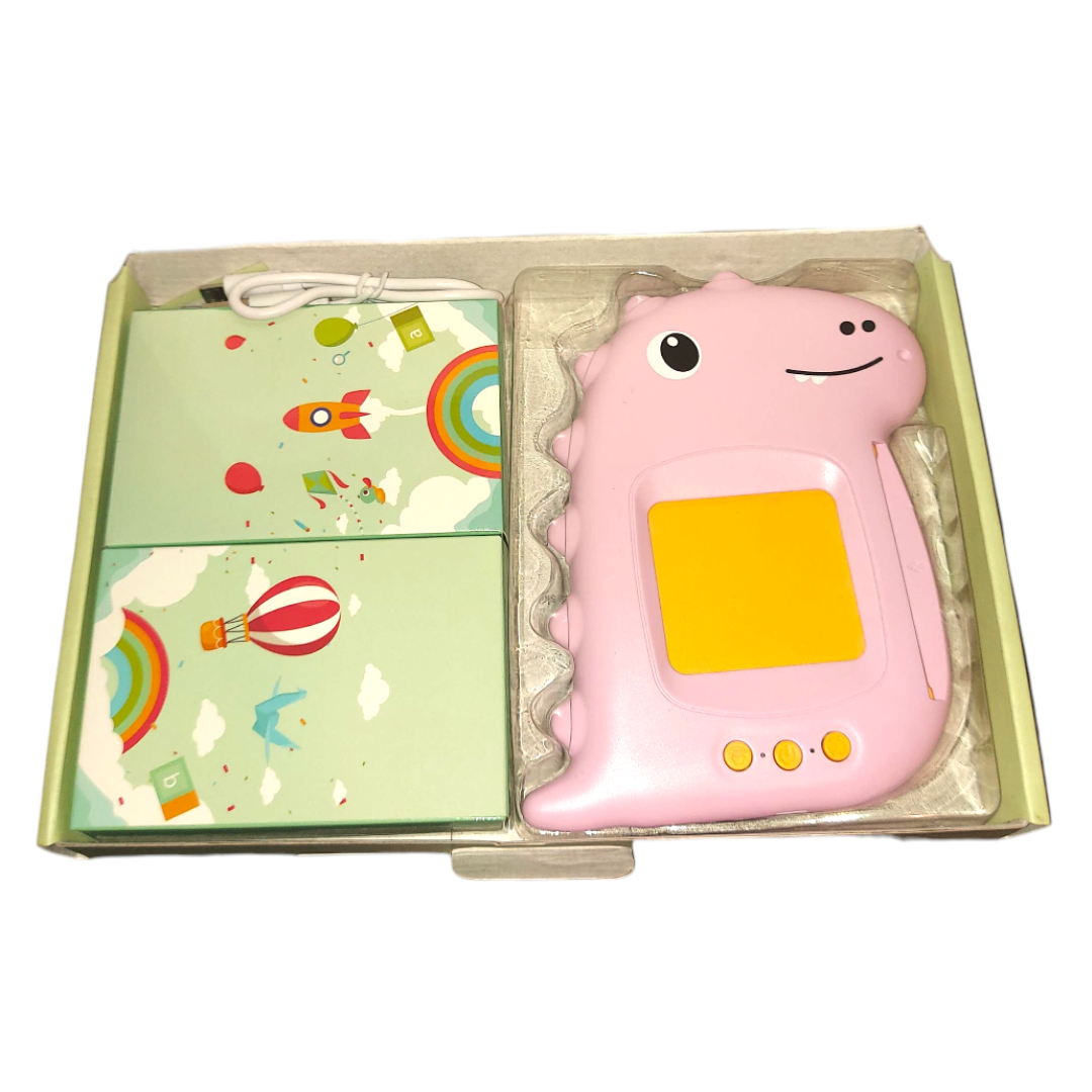 Maquina de lectura de tarjetas Dinosaurio Rosado 3