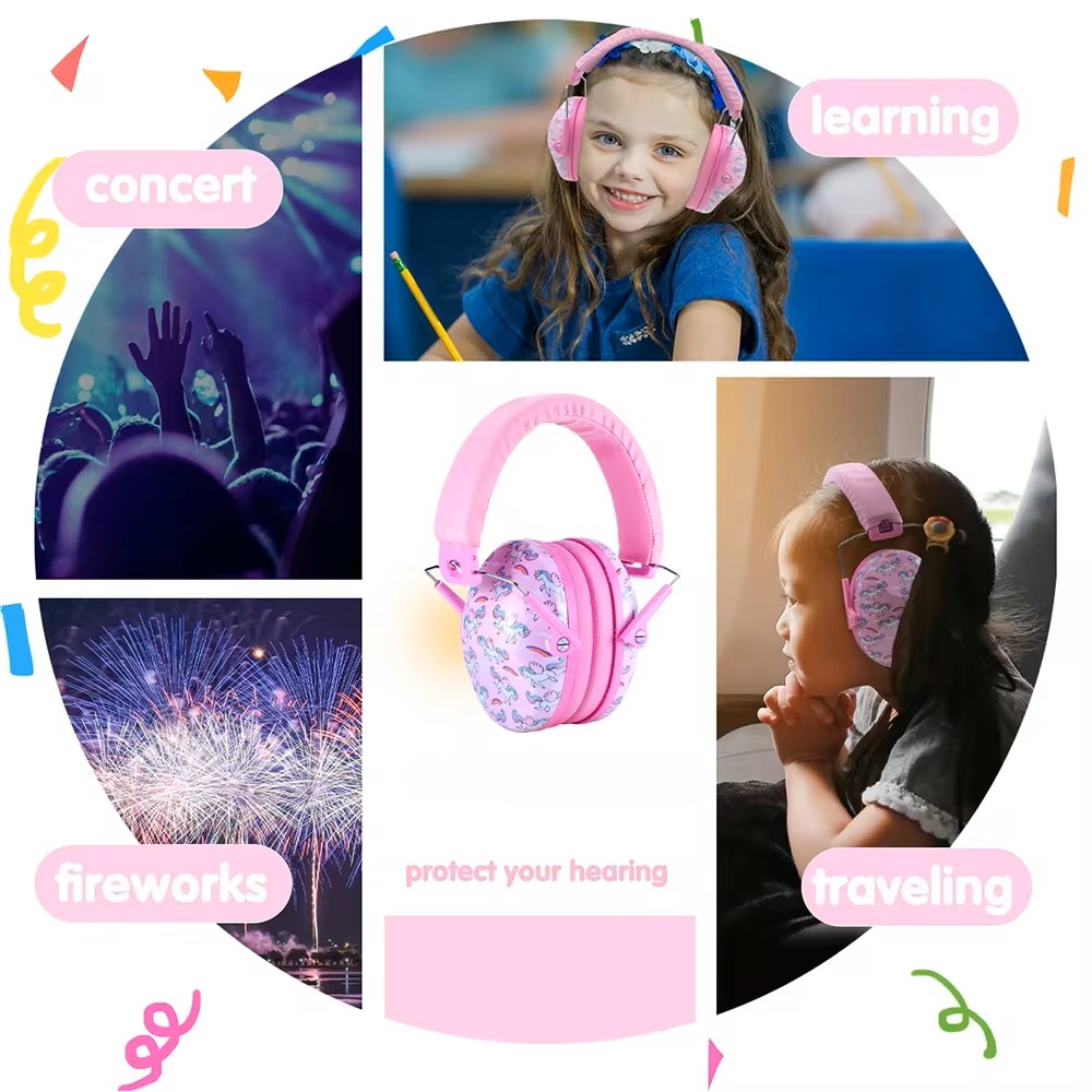 Audífonos Orejeras Antiruido Para Niños/Jóvenes Autismo Hiperacusia Sensibilidad TDAH - Unicorn Kids 25dB 3