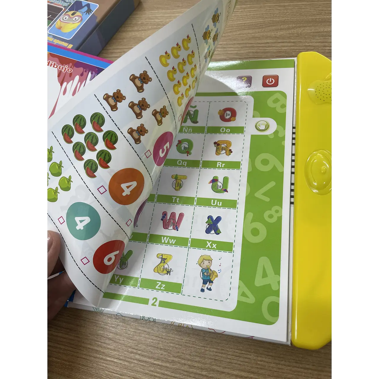 Libro didáctico interactivo de aprendizaje con sonidos - Español Inglés 8