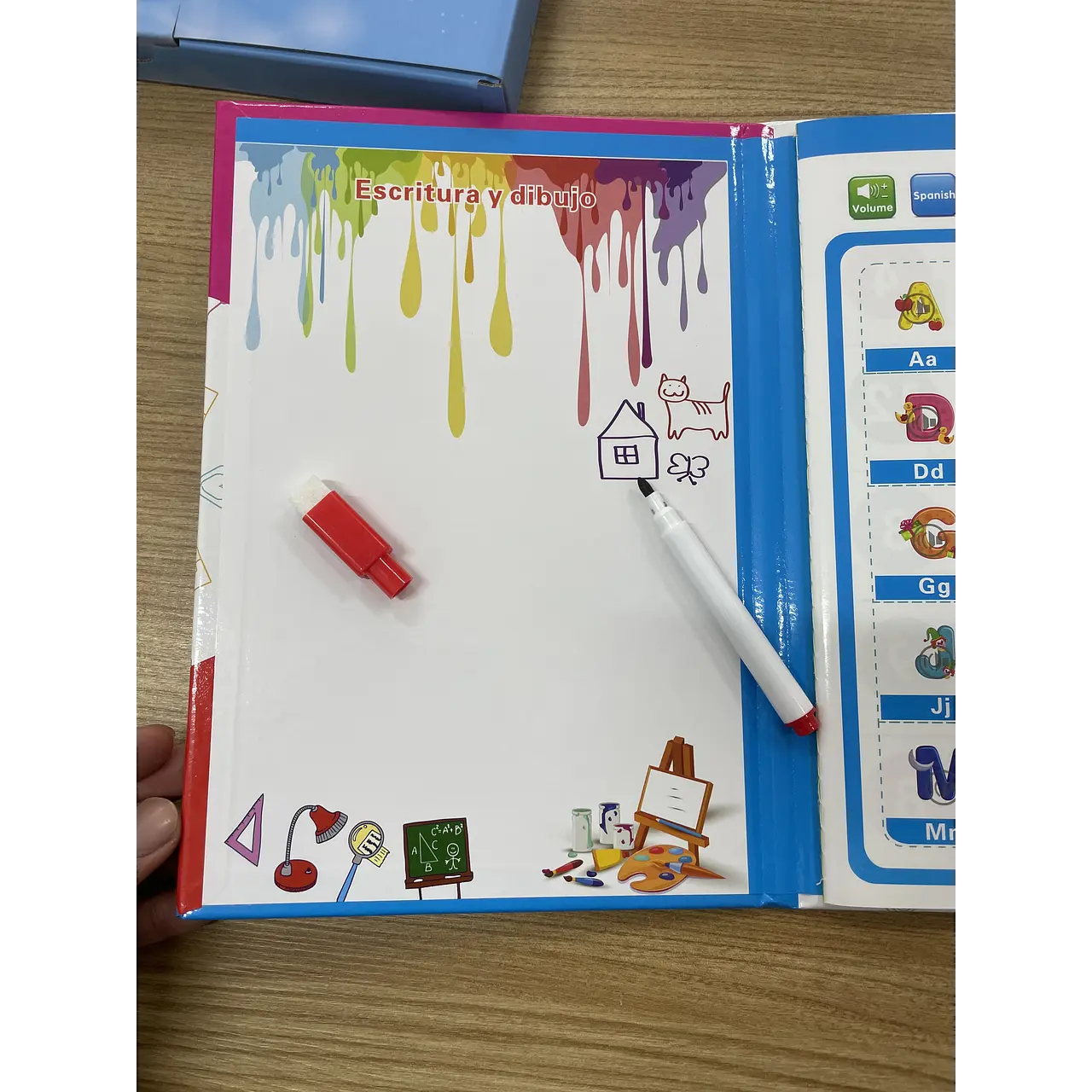Libro didáctico interactivo de aprendizaje con sonidos - Español Inglés 5