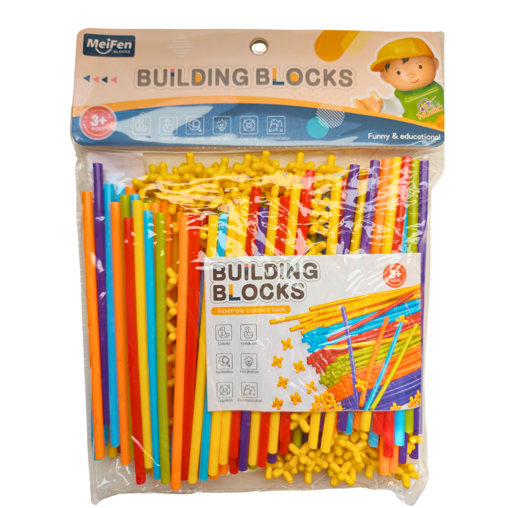 Barras de construccion - Straws Constructor 200 Unidades 5