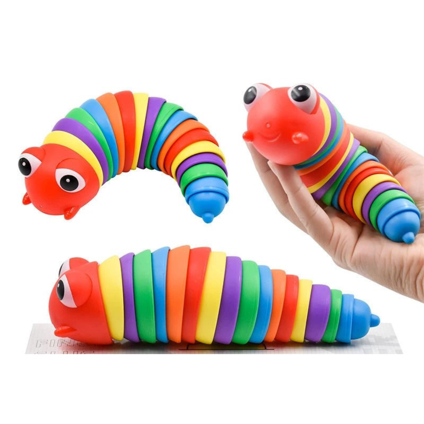 Oruga ojos grandes flexible - Multicolor 1