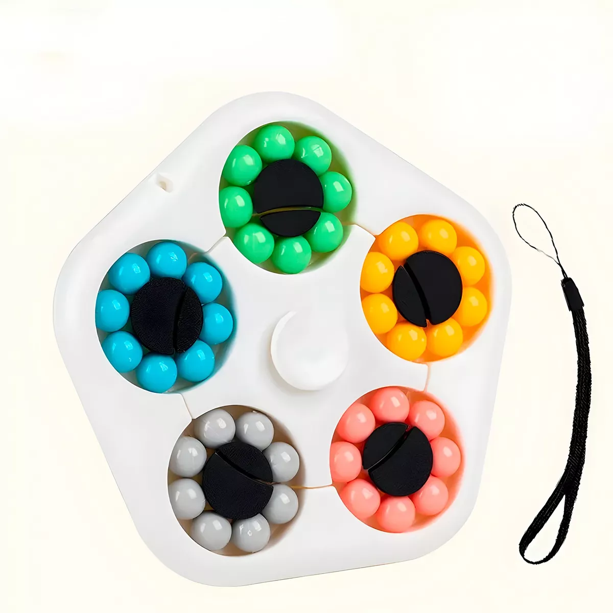 Spinner Fidget con laberinto de bolitas 3
