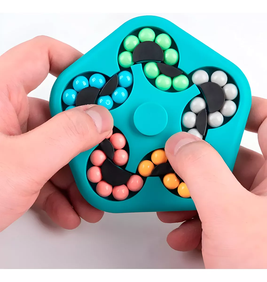 Spinner Fidget con laberinto de bolitas 5