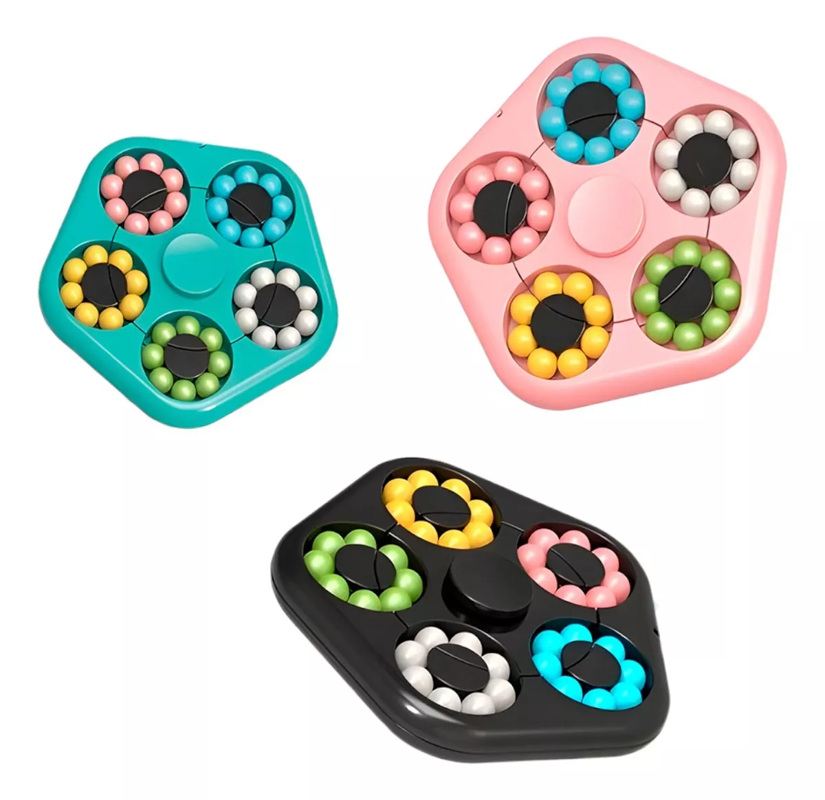 Spinner Fidget con laberinto de bolitas 1