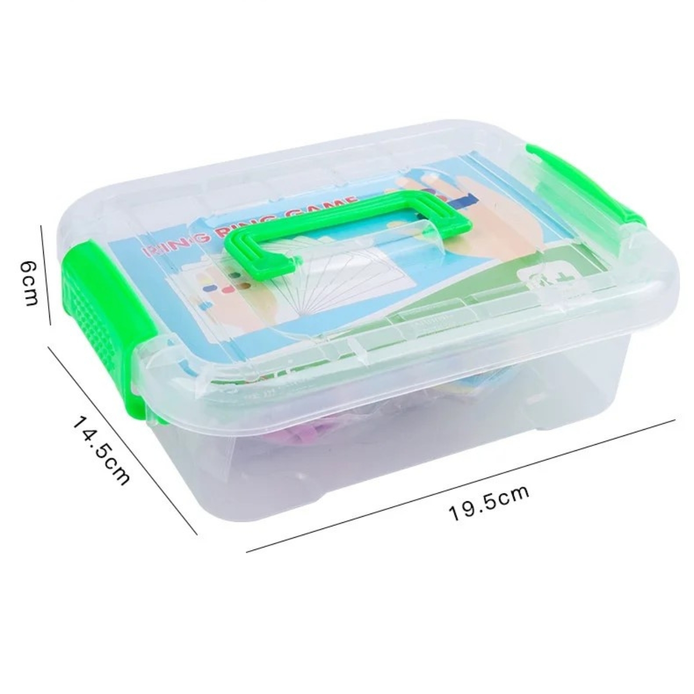 Juego patrones elásticos dedos - Incluye caja plástica 5