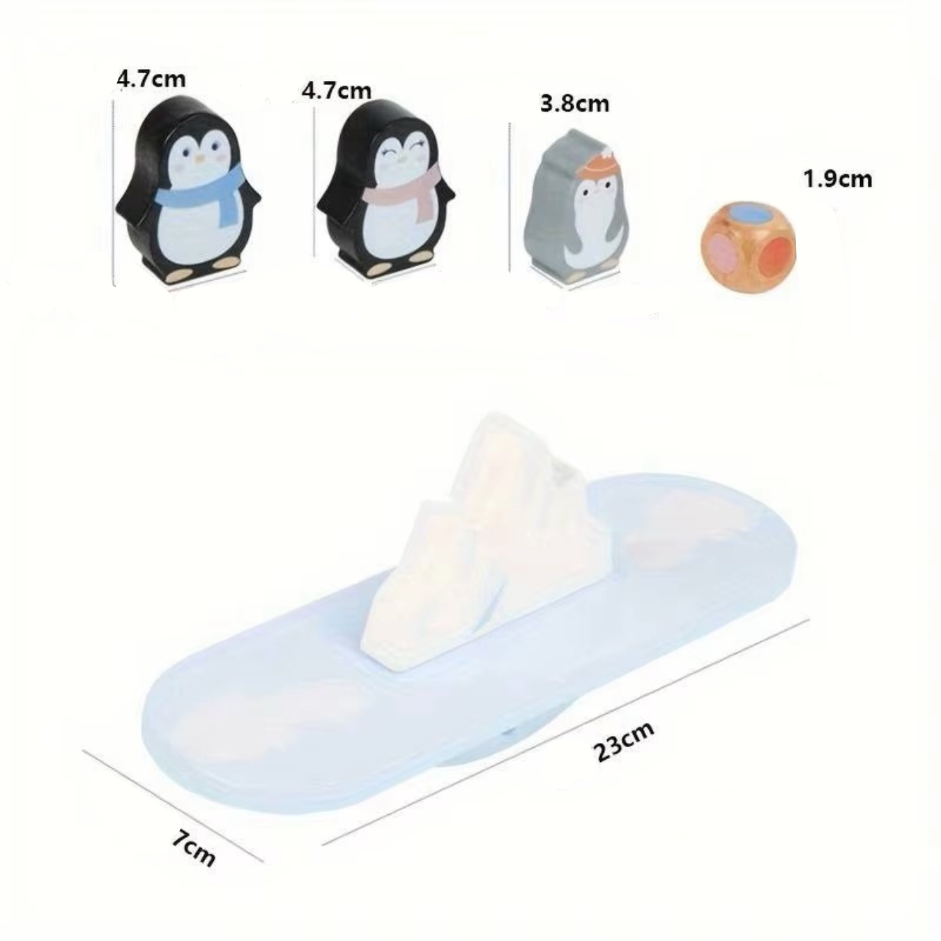 Balancín de equilibrio de pingüinos 6