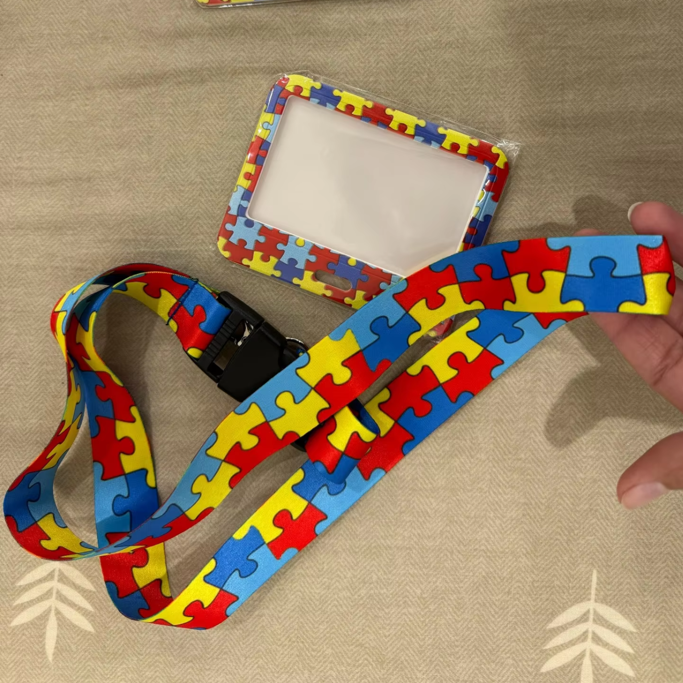 Portacredencial + Lanyard - Diseño Autismo 6