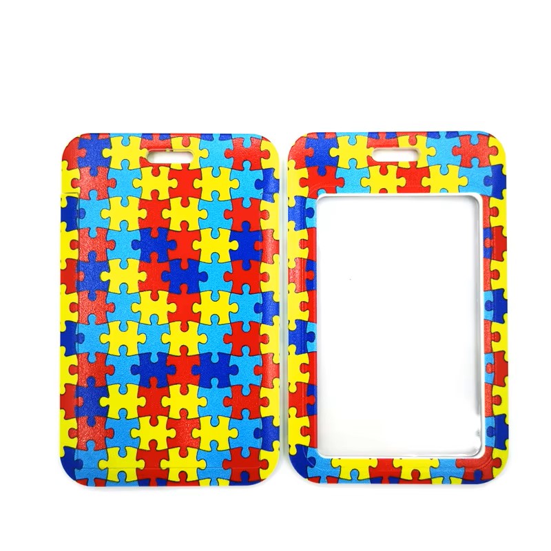 Portacredencial + Lanyard - Diseño Autismo 3
