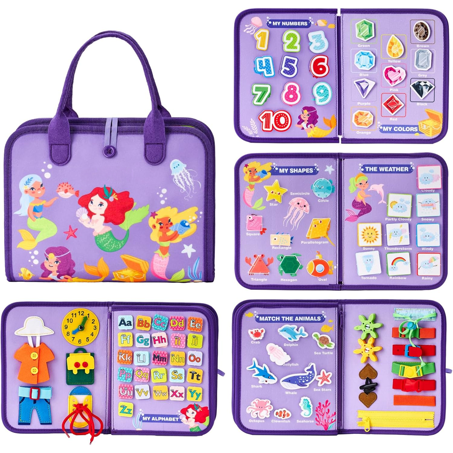 Carpeta Ocupacional Montessori MORADA 2