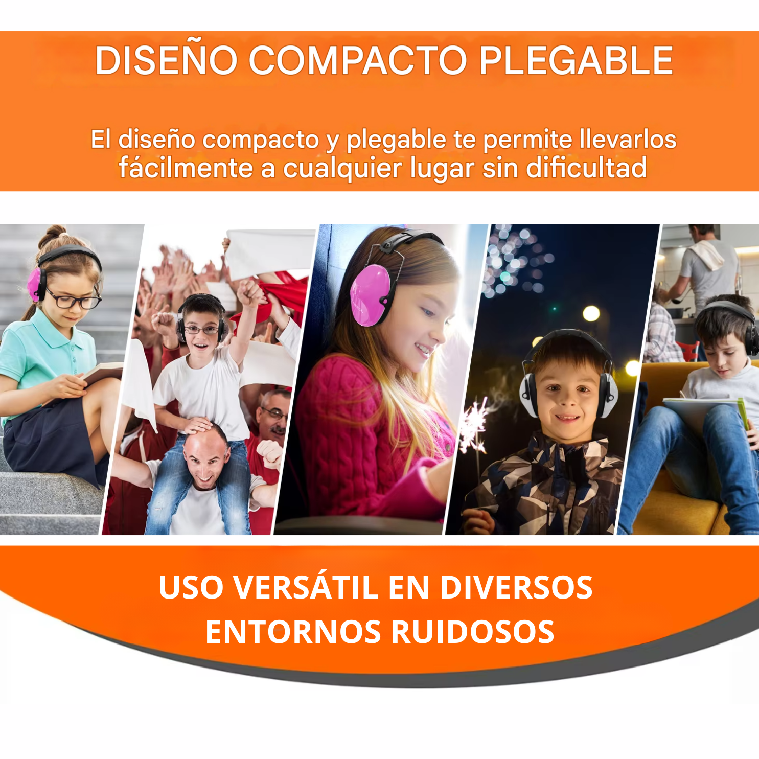 Audífonos Orejeras Antiruido Para Niños/Jóvenes Autismo Hiperacusia Sensibilidad TDAH - 28 dB 5