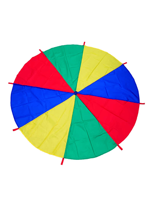 Paracaídas de Colores Arcoíris - Diámetro 2 Mts.