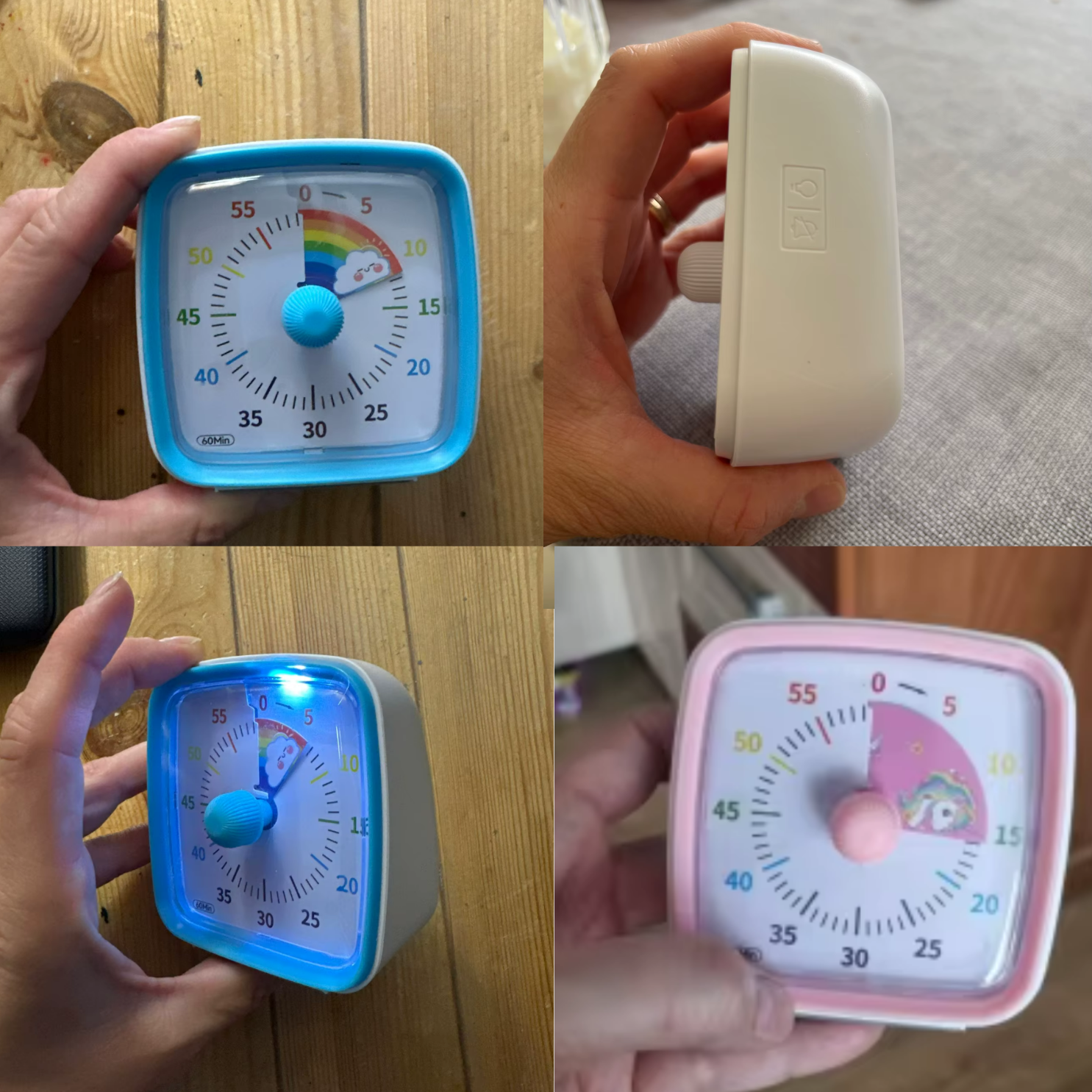 Reloj Temporizador Visual 60 Minutos - Celeste 6