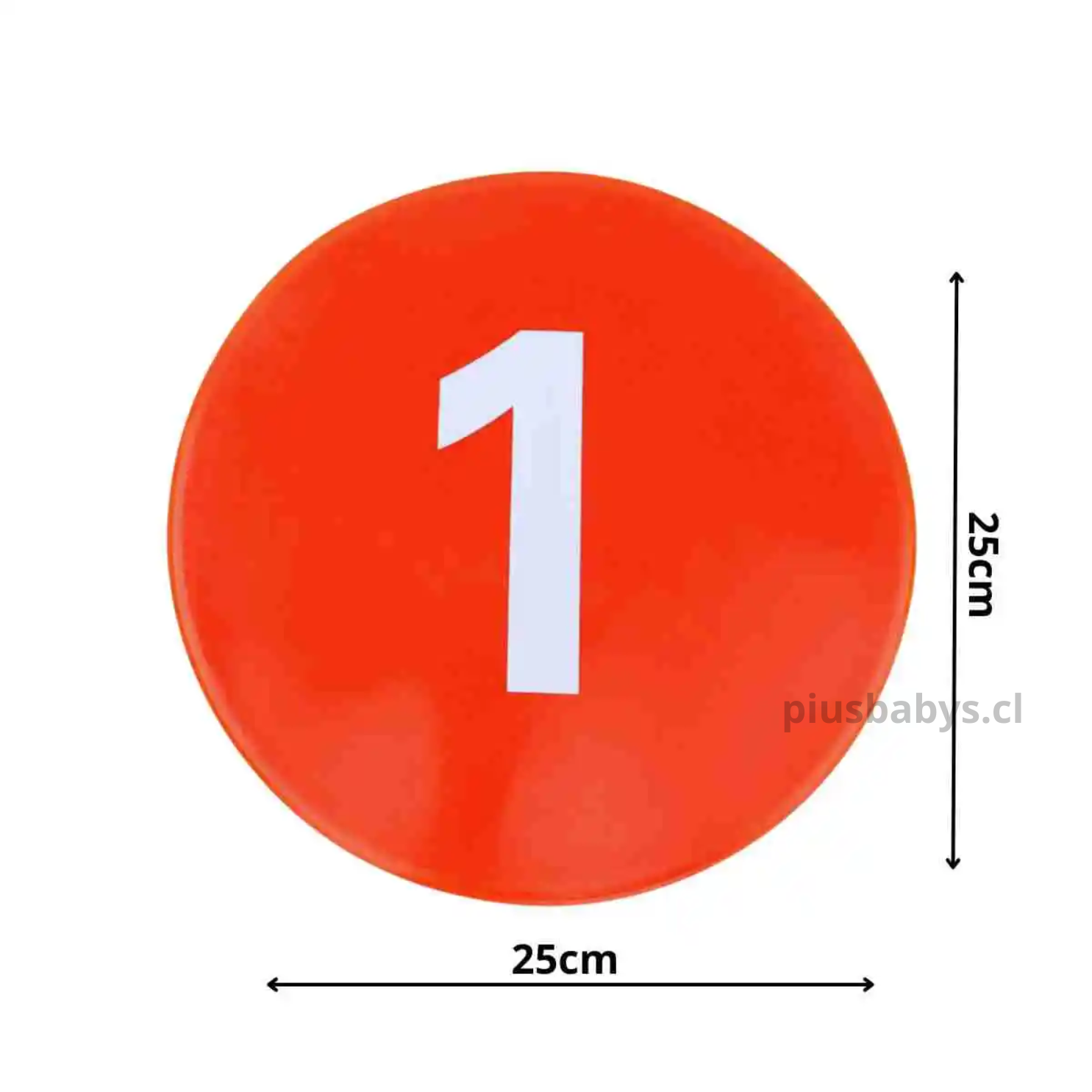 Pack 10 discos numerados - Secuencias Patrones TEA TDAH 3