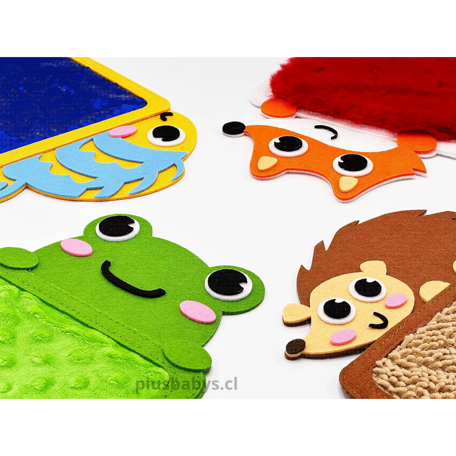 Set Sensorial 8 Texturas Diferente Animales - TEA TDAH 6