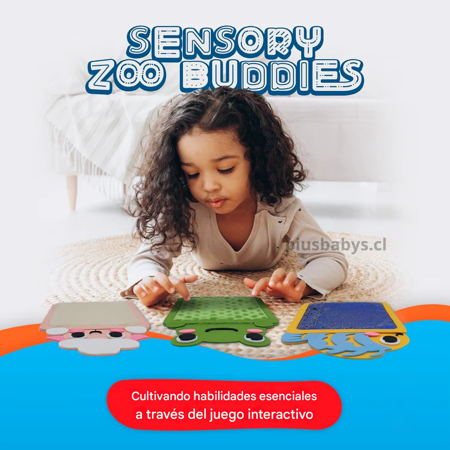 Set Sensorial 8 Texturas Diferente Animales - TEA TDAH 5