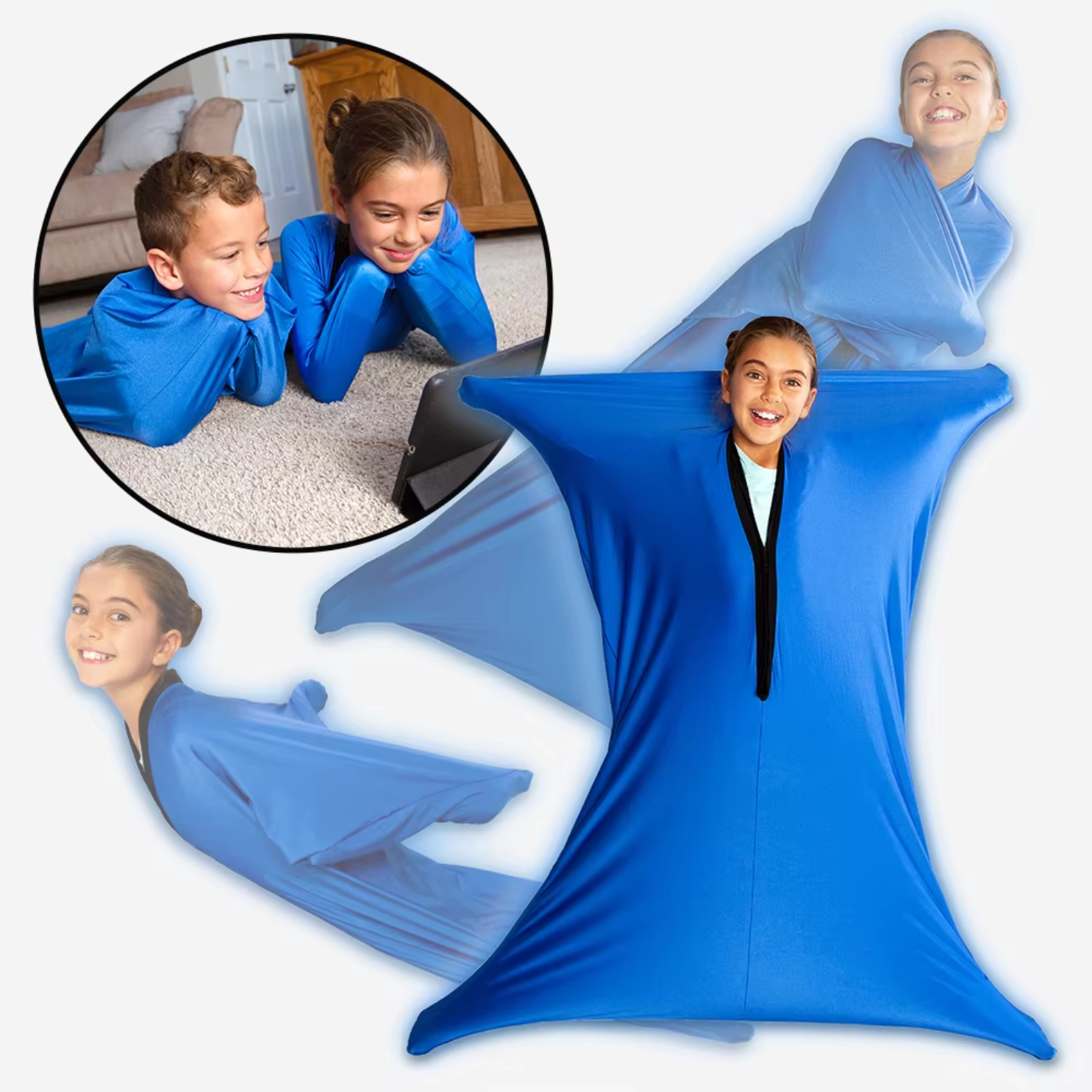 Saco Calcetín Sensorial Body Sock – Compresión Corporal para Adultos y Niños 1