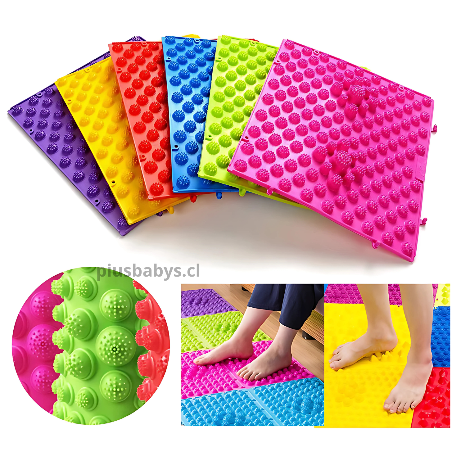 Alfombra Sensorial Plástica para Estimulación Sensorial 1