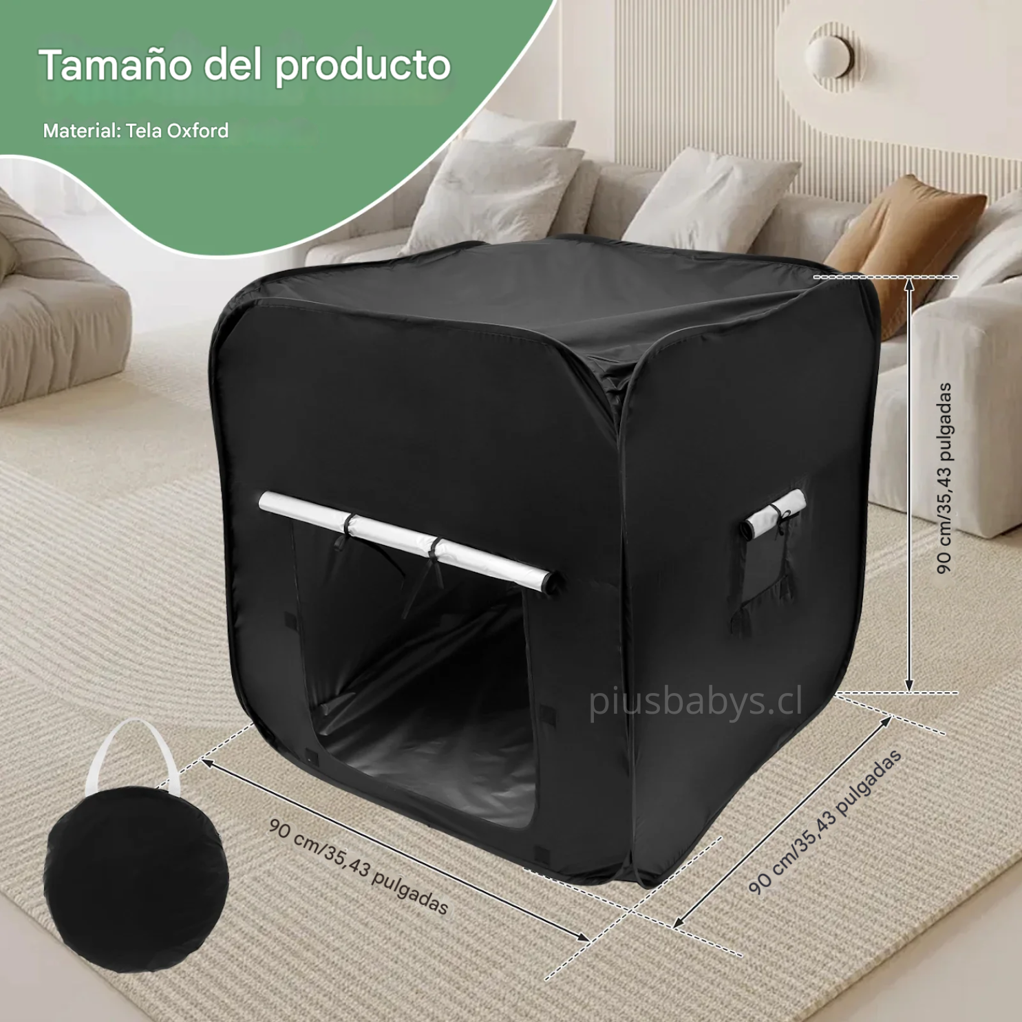 Carpa Tienda Sensorial Autoarmable - Reducción de estimulos 3